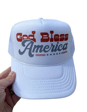God Bless America Trucker Hat
