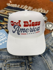 God Bless America Trucker Hat