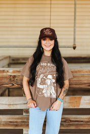 God Bless Cowgirls Graphic TeeS