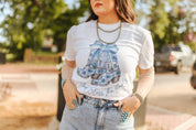 God Bless The Girls Graphic TeeWhiteS