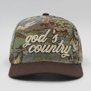 God's Country Scenic Embroidered Trucker Hat