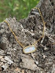 Gold Camo Chain Necklace