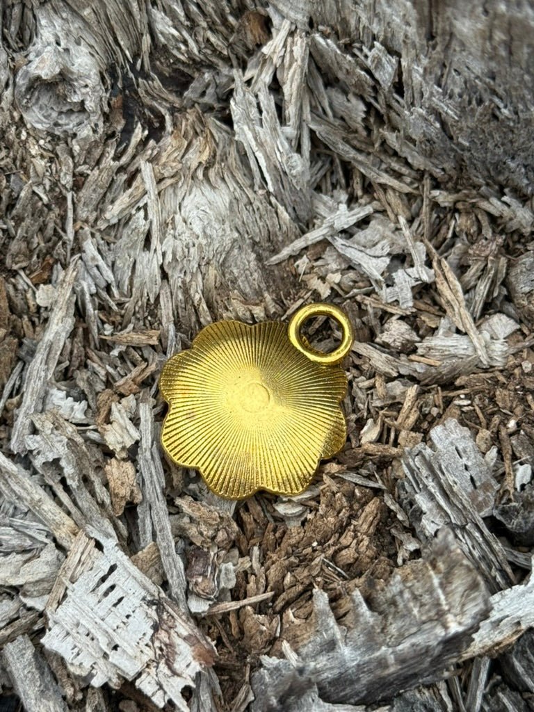 Gold Plated Squash Blossom Pendant