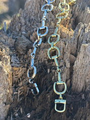 Gold Snaffle Bit Magnetic Bracelet