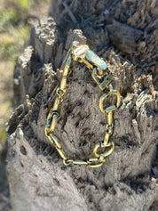 Gold Snaffle Bit Magnetic Bracelet