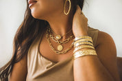 Gold Twisted Rope Paperclip Chain Necklace