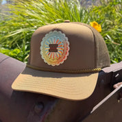 Gold Concho Trucker Hat