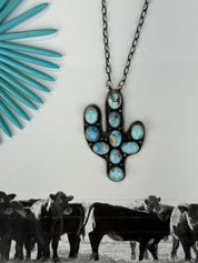 Golden Hills Cactus Necklace