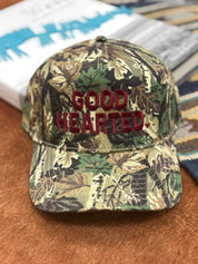 Good Hearted Camo Embroidered Trucker Hat