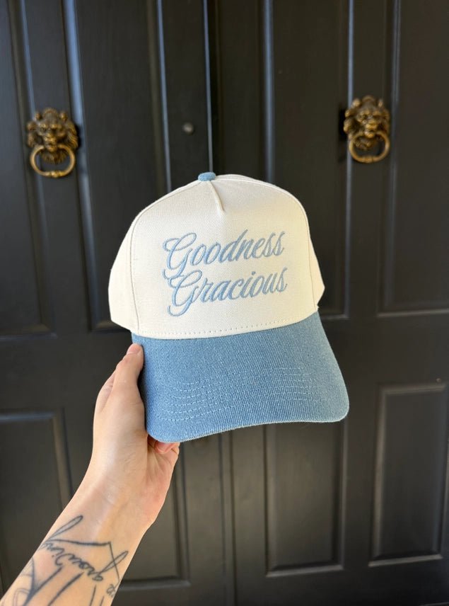 Goodness Gracious Embroidered Trucker Hat
