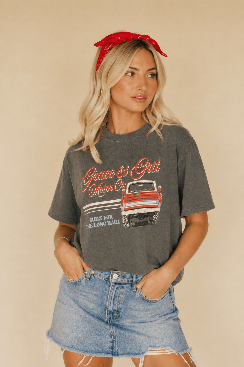 Grace & Grit Motor Co. Graphic TeeS
