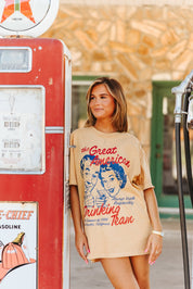 Great American Drinking Team Oversized Graphic TeeXS/S
