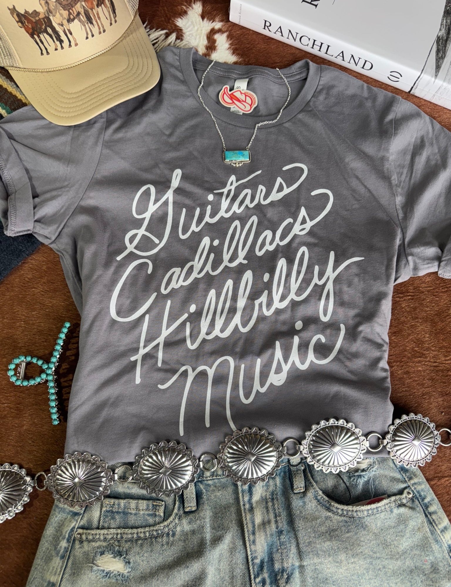 Guitars Cadillacs Graphic TeeS