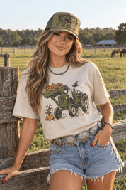 Halloween Tractor Graphic TeeCementS