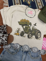 Halloween Tractor Graphic TeeCementS