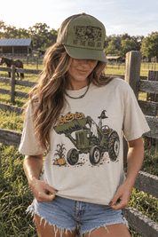 Halloween Tractor Graphic TeeCementS