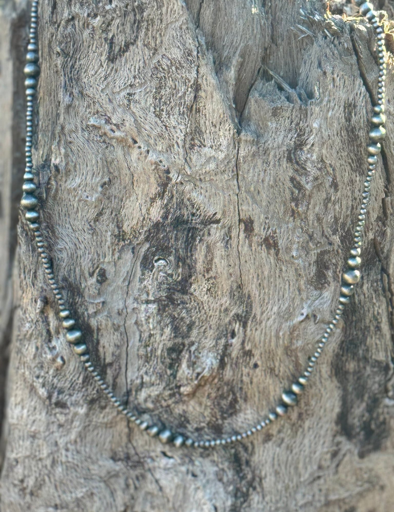 Handmade Silver Pearl Necklace