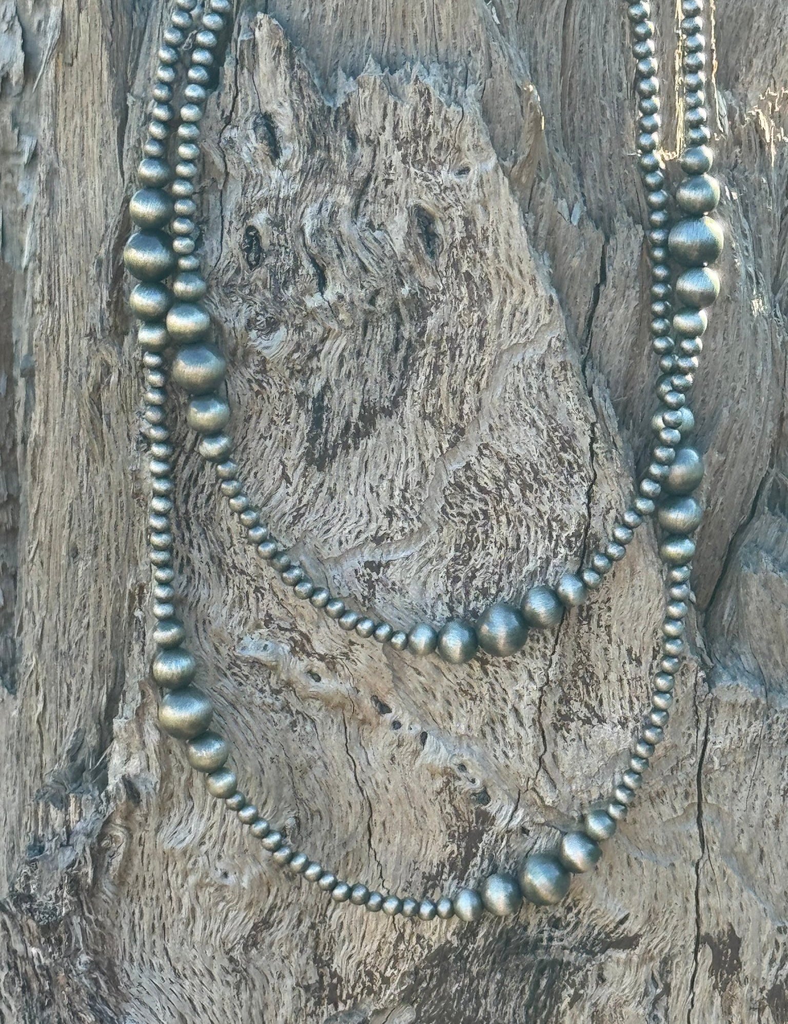 Handmade Silver Pearl Necklace