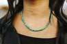 Handmade Turquoise Rondelle Choker