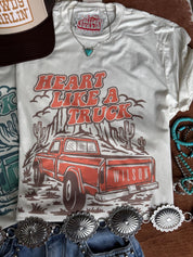 Heart Like A Truck Graphic TeeTurquoiseS