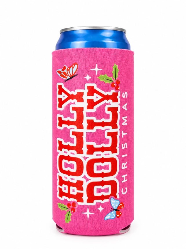 Hello Dolly Christmas Slim Can Cooler
