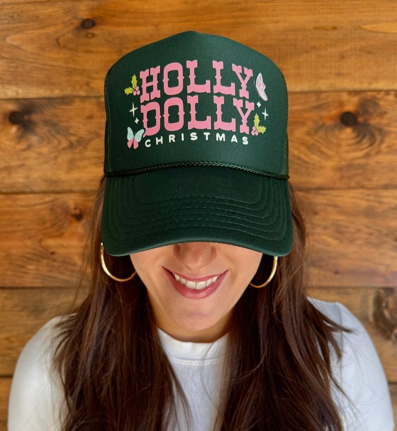 Hello Dolly Christmas Trucker Hat