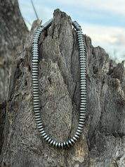 Hematite Ridge Saucer Beaded Choker