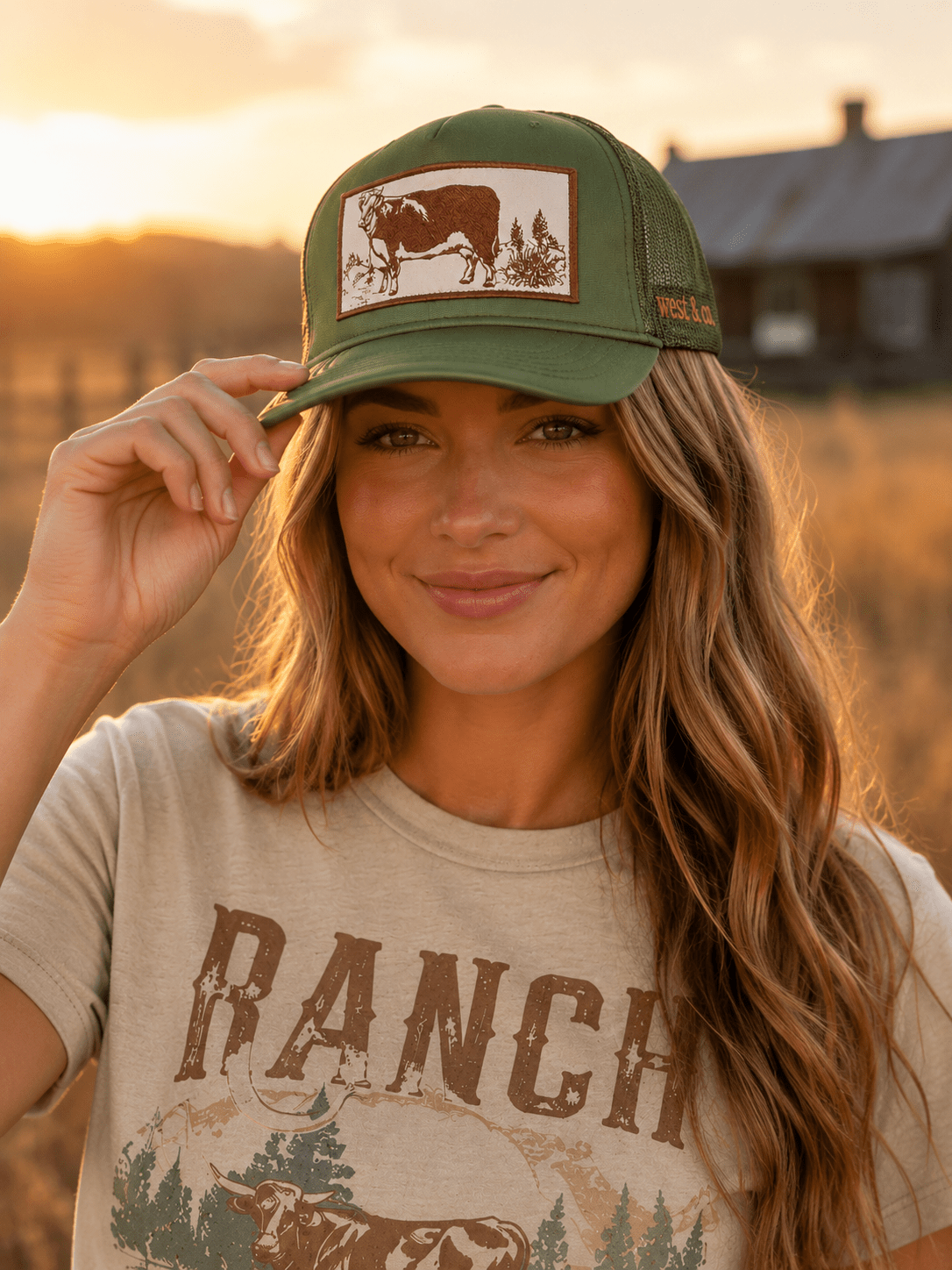 Hereford Patch Trucker Hat