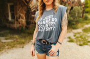 High Rise Ripped Denim ShortsMedium Wash1