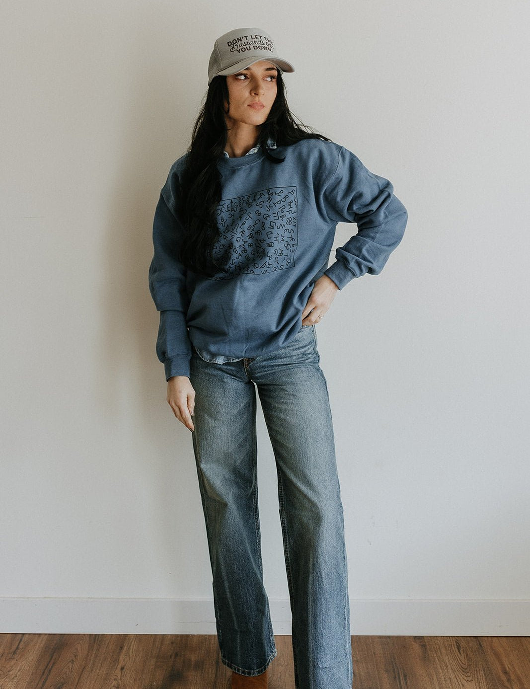High Rise Wide Leg Flare JeanDenim1