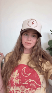 Hippies & Cowboys Trucker HatBrown & Tan