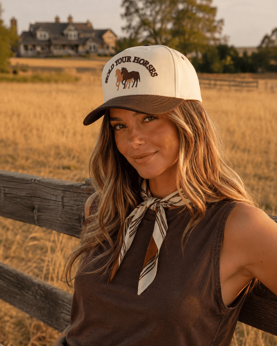 Hold Your Horses Embroidered Trucker Hat