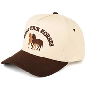 Hold Your Horses Embroidered Trucker Hat