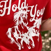Hold Your Horses Western Graphic TeeS