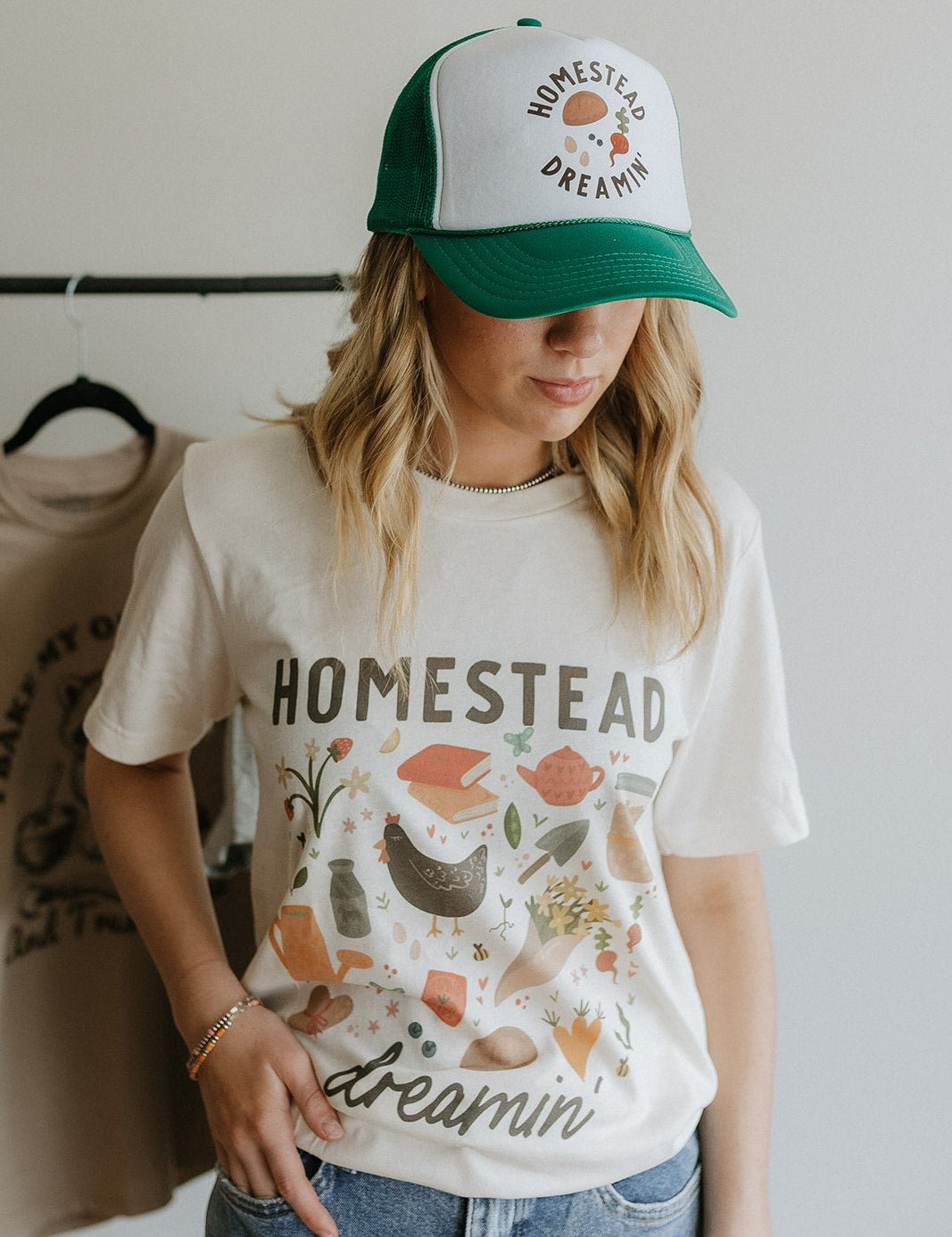 Homestead Dreamin Garden Graphic TeeNaturalS