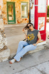 Honky Tonk Angel Crop Muscle TankXS/S