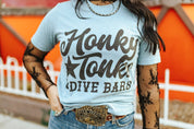 Honky Tonks & Dive Bars Graphic TeeStonewash DenimS