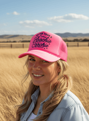Hoochie Coochie Neon Pink Trucker HatNeon Pink