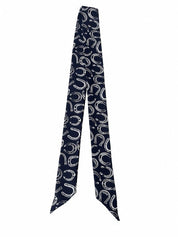 Horseshoe Trail Twilly Scarf - Black