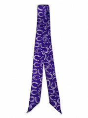 Horseshoe Trail Twilly Scarf - Purple