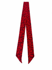 Horseshoe Trail Twilly Scarf - Red