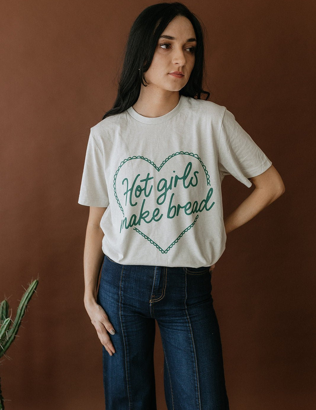 Hot Girls Make Bread Graphic TeeCementS