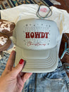 Howdy Christmas Trucker HatGrey