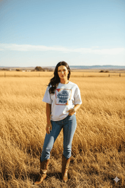 Howdy Cowboy Graphic TeeLight AshS