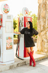 Howdy Embellished Tee DressS