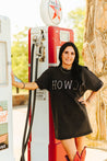 Howdy Embellished Tee DressS