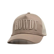 Howdy Embroidered Trucker Hat