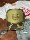 Howdy Horseshoe Embroidered Trucker Hat