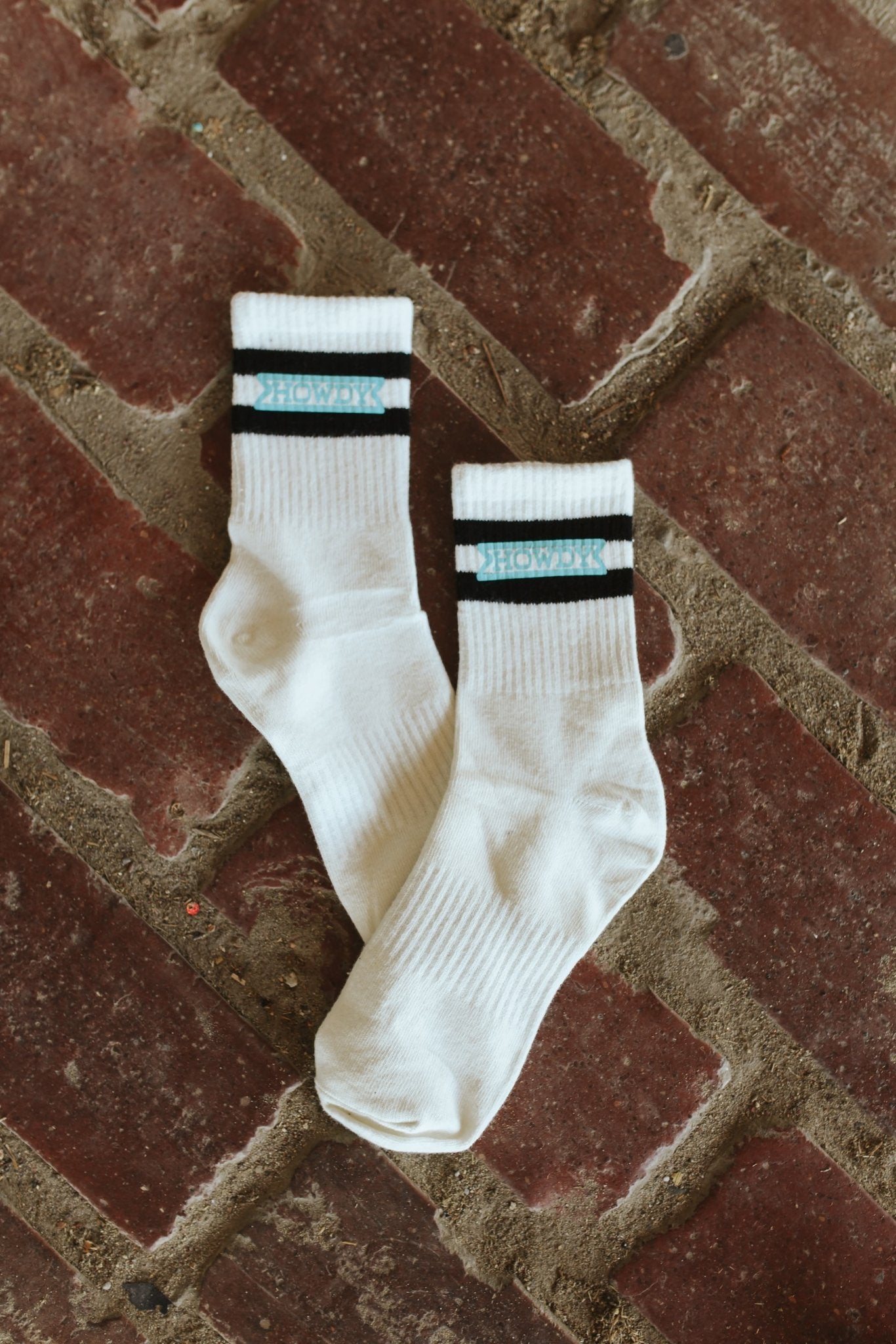 Howdy Stripe Crew Socks