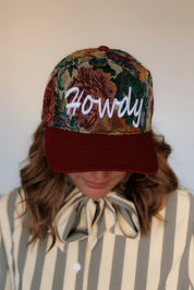 Howdy Tapestry Embroidered Trucker Hat